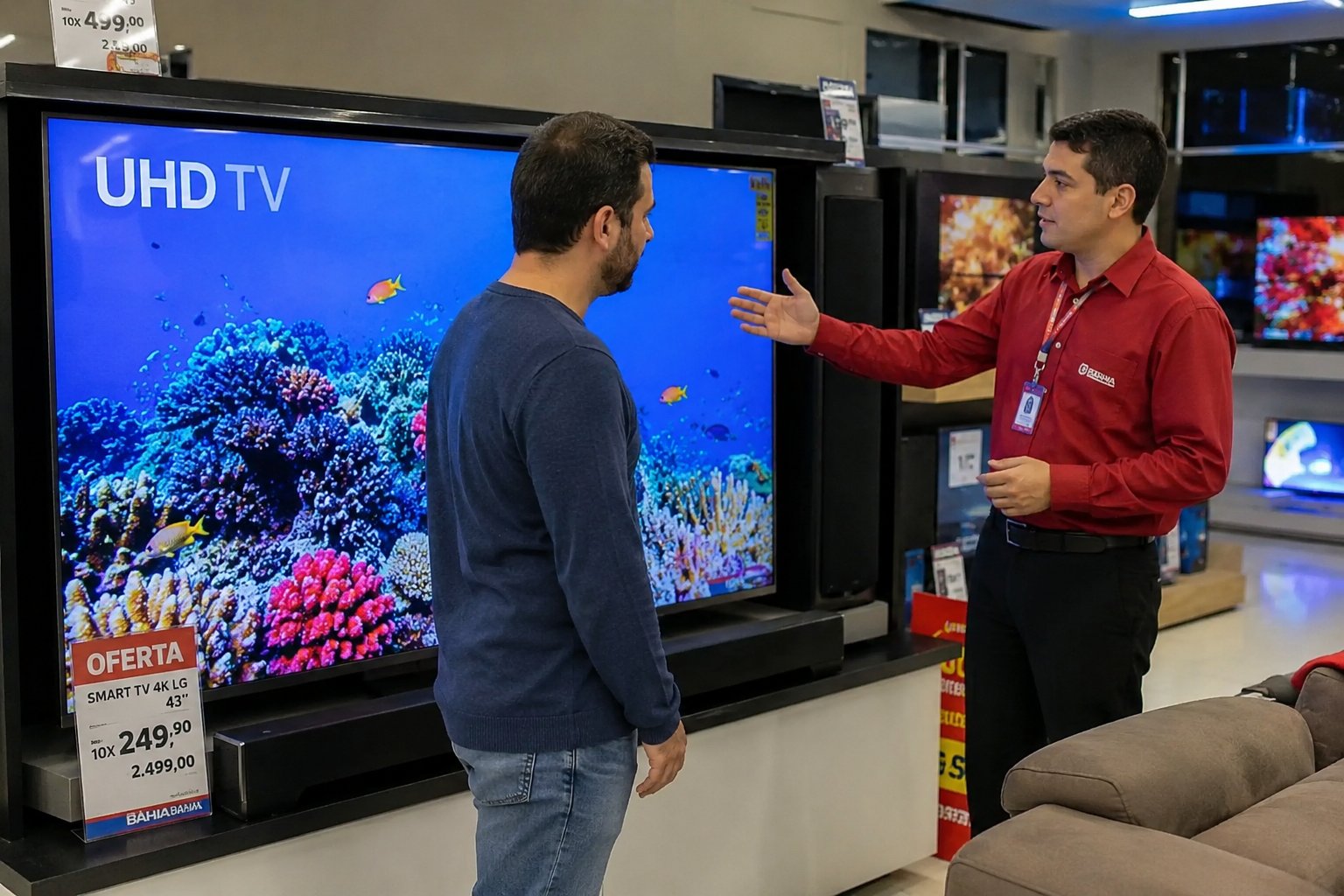 Consumidor no caixa recebendo oferta de garantia estendida — Resolução CNSP 296/2013